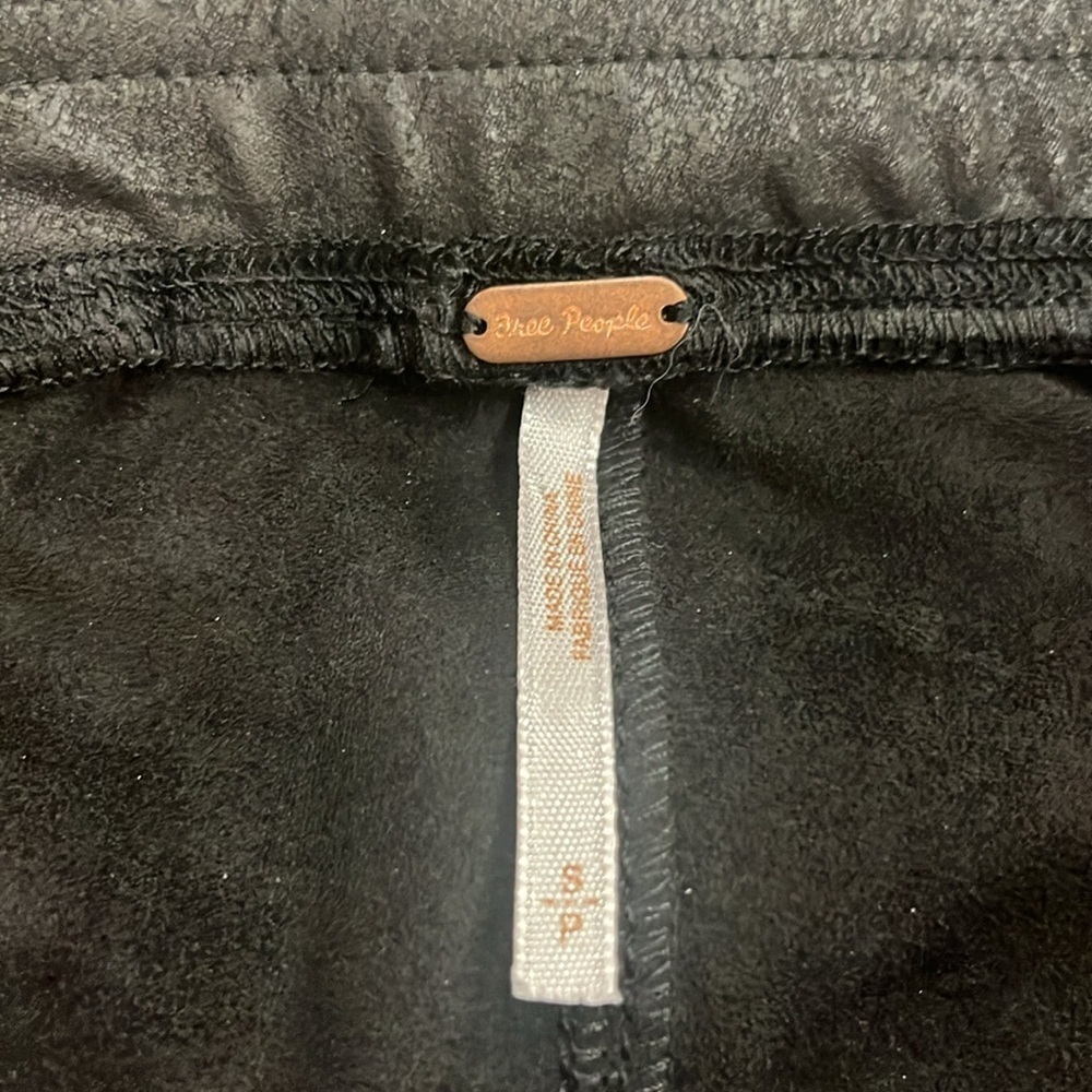 Free People midnight vegan suede skinny pant S - Picture 4 of 13